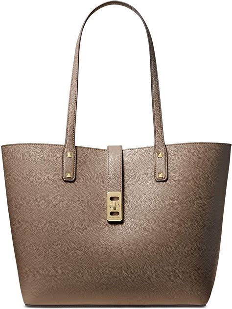 michael michael kors karson carryall leather tote dark dune|MICHAEL Michael Kors Karson Signature Carryall .